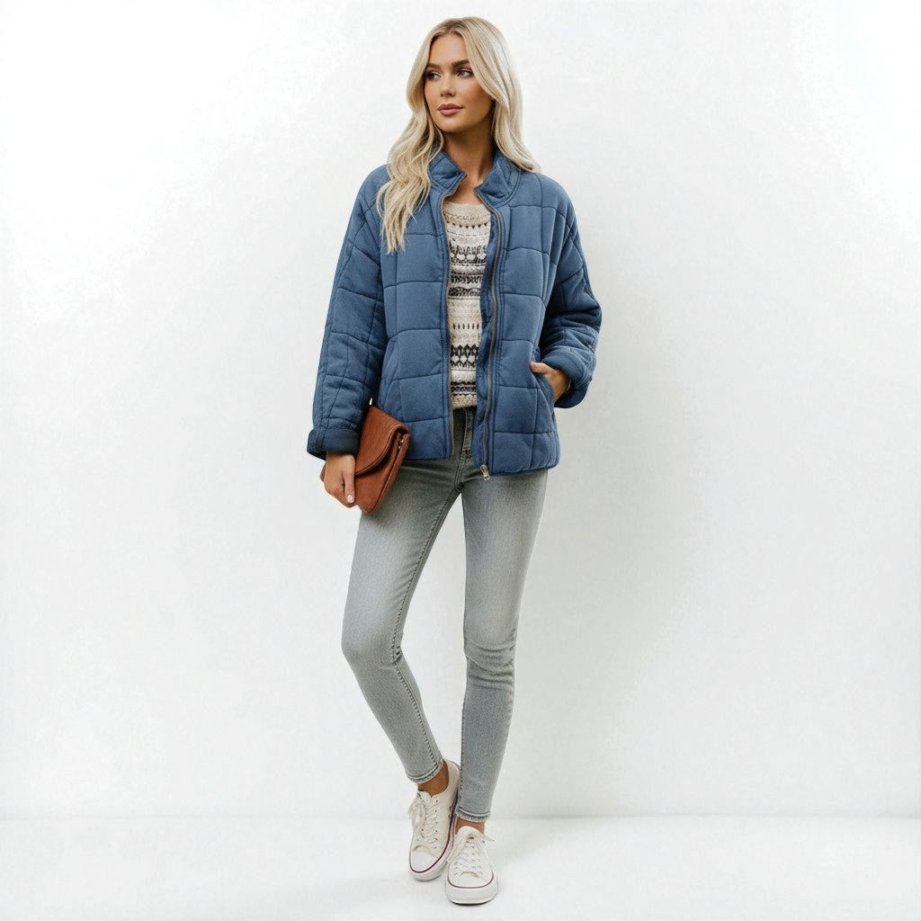 Elegante Steppjacke mit modernem Komfortschnitt