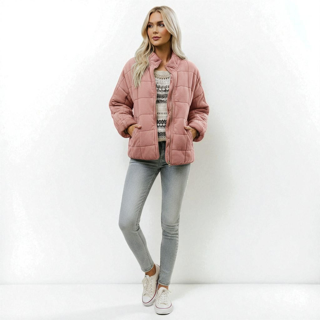 Elegante Steppjacke mit modernem Komfortschnitt