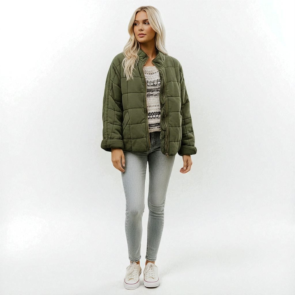 Elegante Steppjacke mit modernem Komfortschnitt