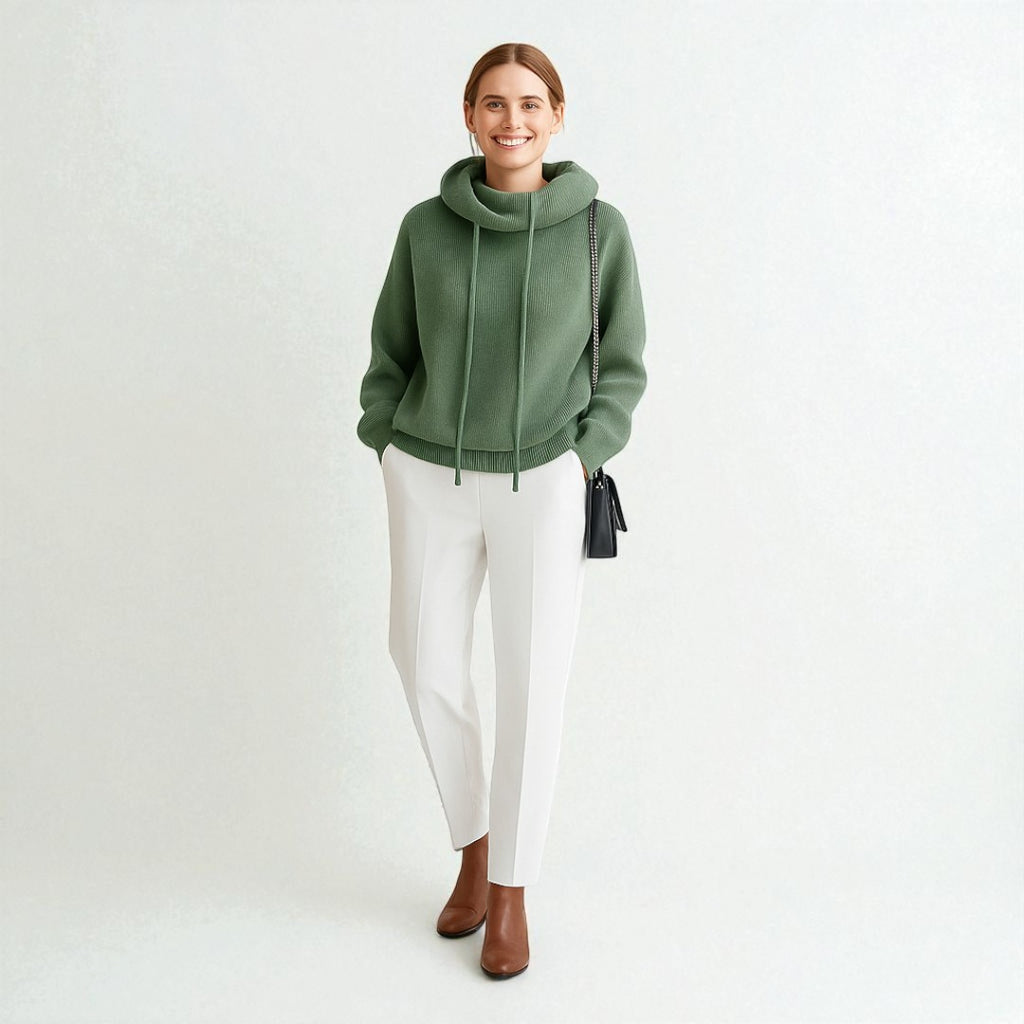 Bequemer Rollkragenpullover mit modernem Oversize-Look