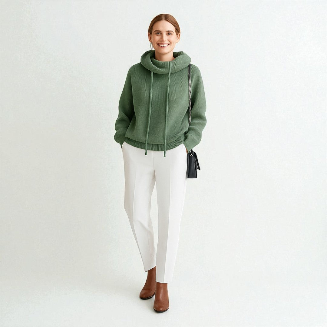Bequemer Rollkragenpullover mit modernem Oversize-Look